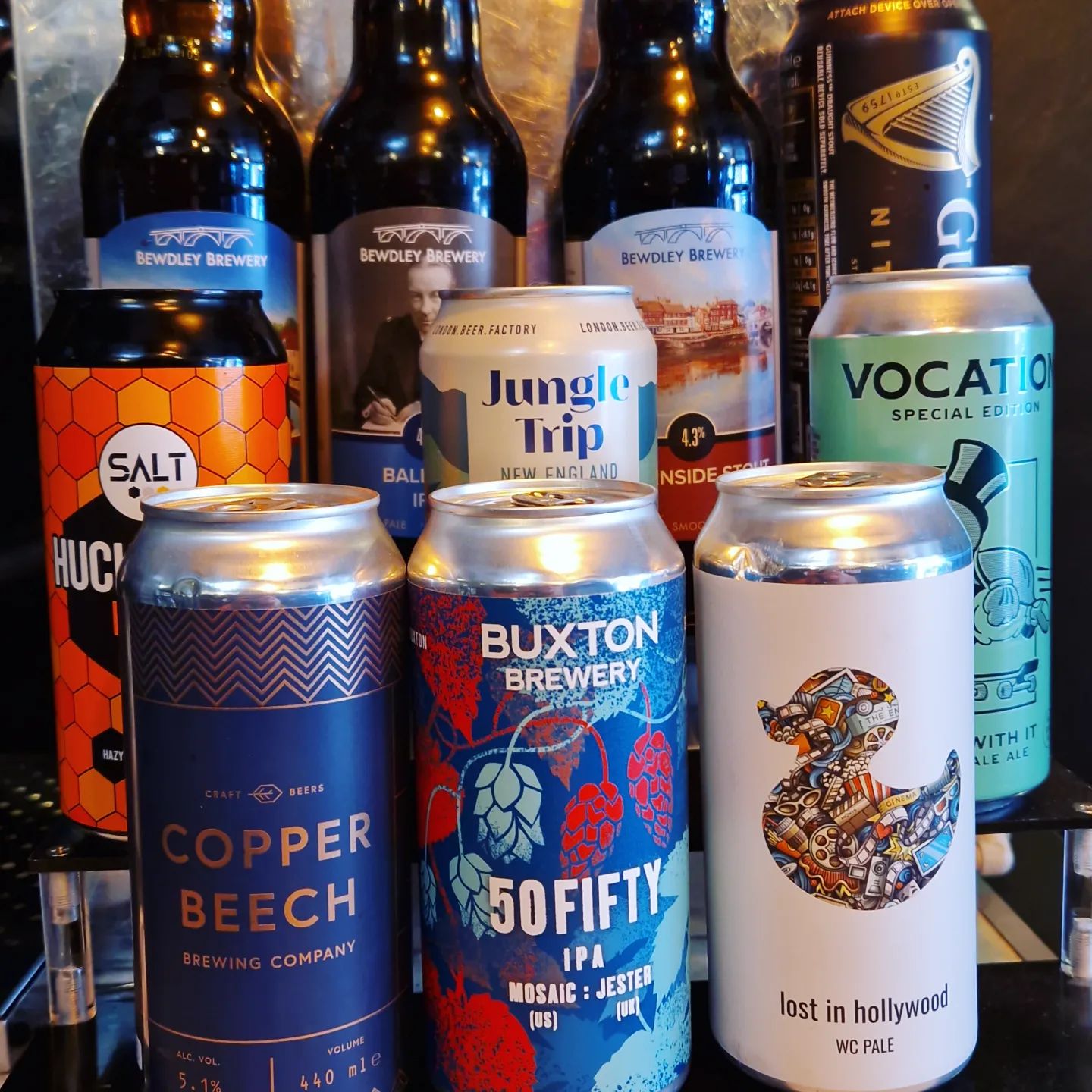 various local craft beers and ales from worcestershire