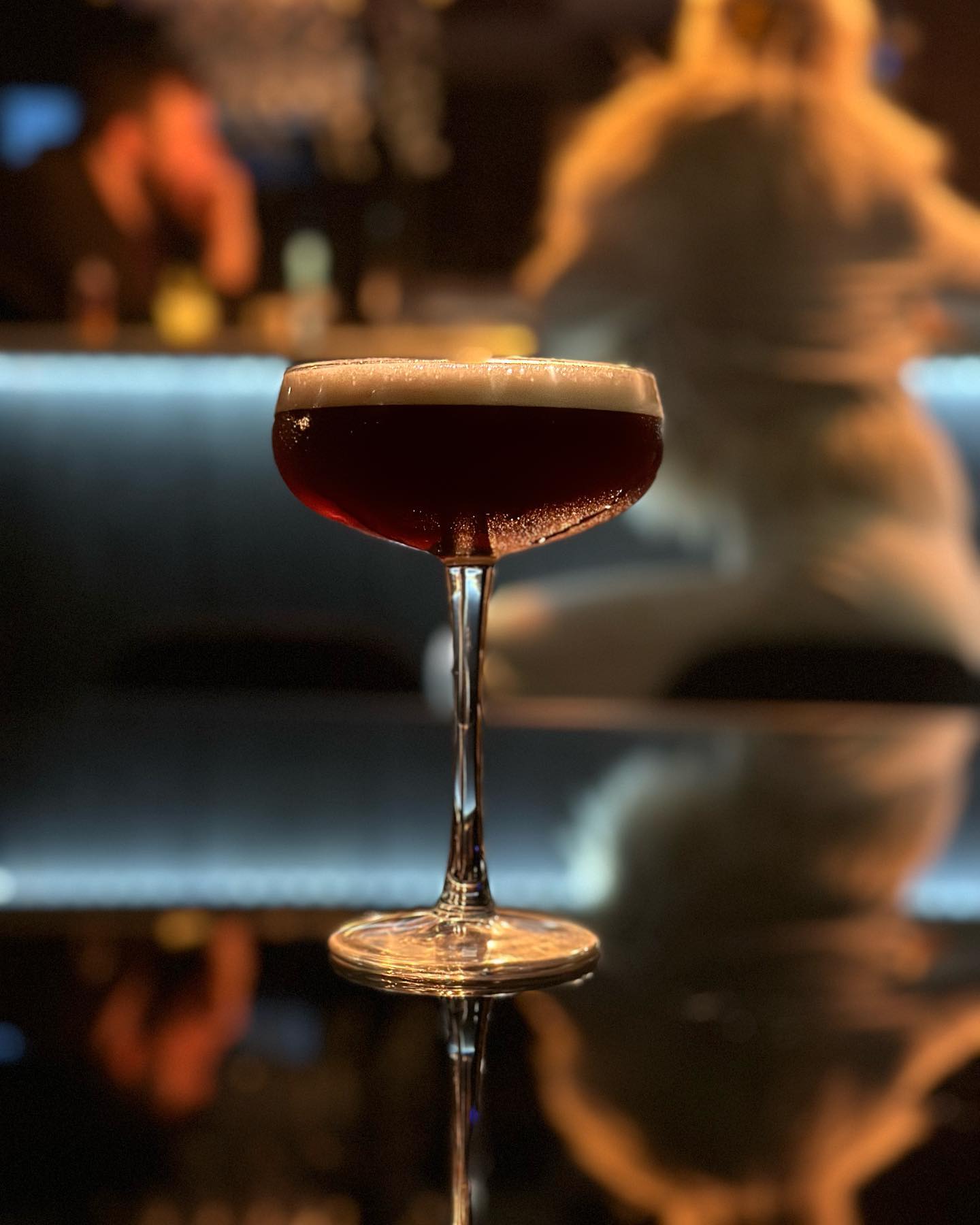 dark red cocktail